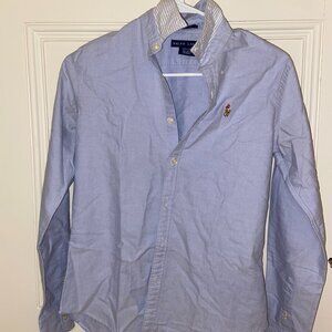 Ralph Lauren Polo Women’s Long Sleeve Button-Down Slim-fit Shirt